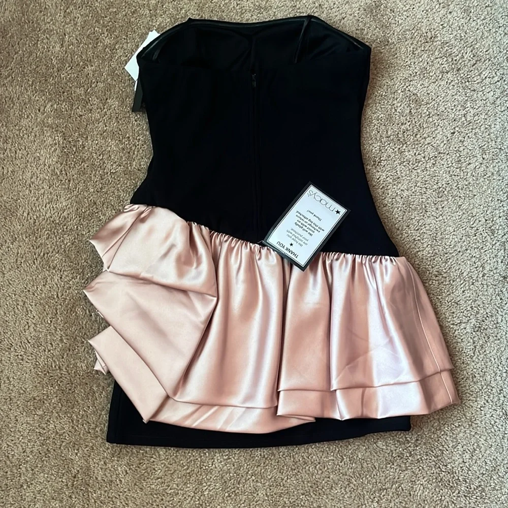 NWT City Studio Strapless Ruffle Dress - Picture 4 of 9